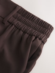 Marron chocolat rayé - Pantalon ample à dos élastique - Image 6 de 6