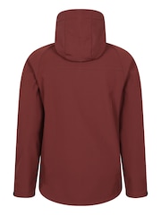 Mountain Warehouse Red Exodus Mens Showerproof Softshell Coat Jacket - Image 2 of 10