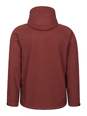 Mountain Warehouse Red Exodus Mens Showerproof Softshell Coat Jacket - Image 8 of 10