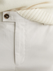 Off White - Reiss Dobi tkanina pamučne pikue Čino pantalone - Slika 4 od 6