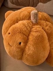 Orange 3D Pumpkin Cushion - Image 2 of 4