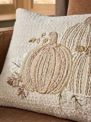 Embroidered Pumpkin Cushion - 圖片 2/4