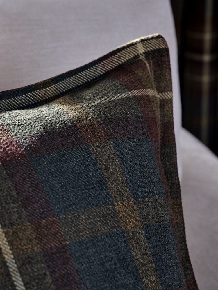 50x50 Heritage Check Cushion - Image 4 of 4 50x50 Heritage Check Cushion - Image 4 of 4
