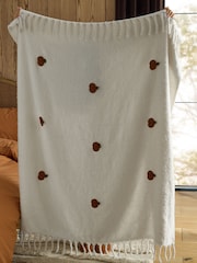 Natural Crochet Pumpkin Throw - Image 3 of 7