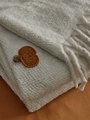 Natural Crochet Pumpkin Throw - Image 7 of 7