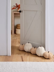Natural Autumn Pumpkin Draught Excluder - Image 1 of 3