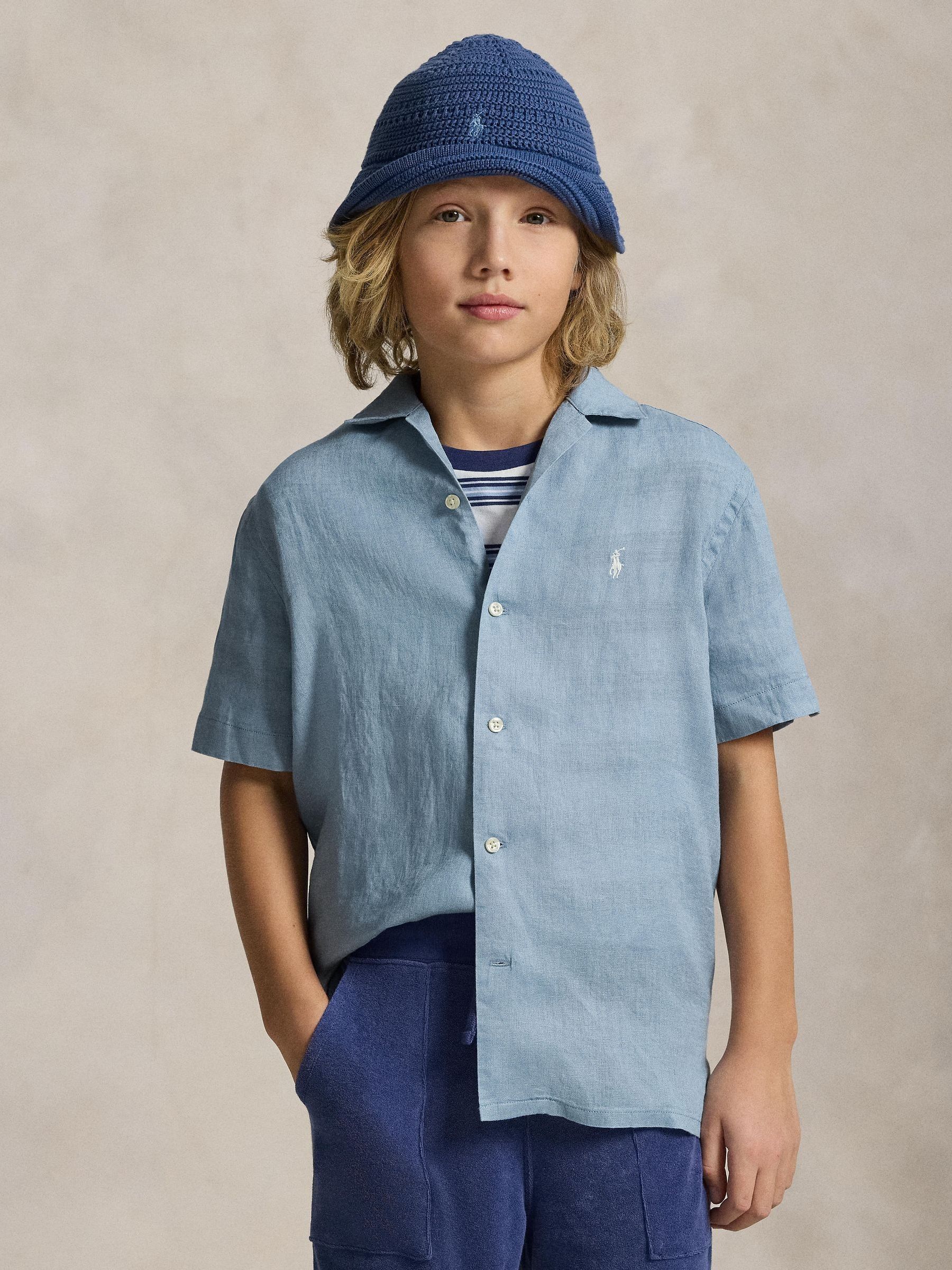 トップス POLO RALPH LAUREN Polo Ralph Lauren Shirt Adult Extra Large Blue Short Sleeve Polo