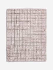 Natural Darcie Textured Quilted Bedspread - Image 2 of 6