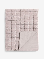 Natural Darcie Textured Quilted Bedspread - Image 3 of 6