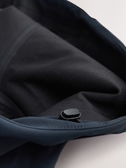 Navy Muscle Fit Drytech Waterproof Hooded Coat with Taped Seams - Image 6 of 8