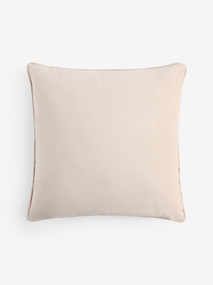 Green 43x43 Antoinette Embroidered Floral Cushion - Image 7 of 7
