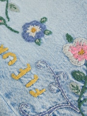 Floral - Vaqueros de pernera ancha con bordados (3-16 años) - Imagen 13 de 13