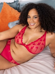 Curvy Kate Red Pucker Up Brazilian Briefs - Image 4 of 7