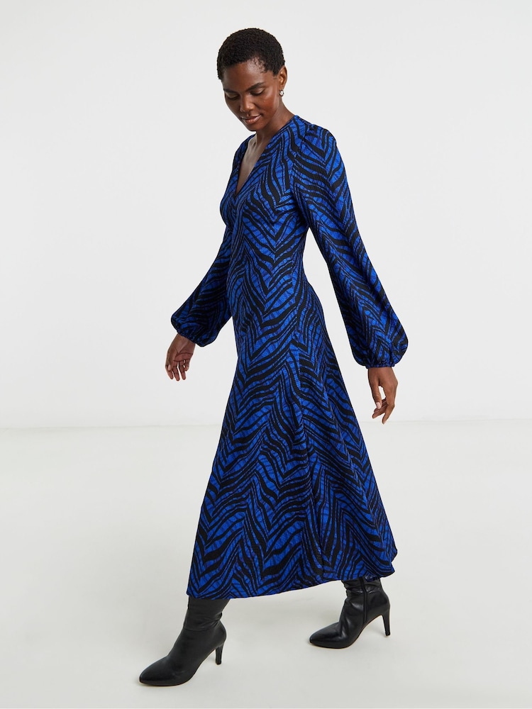 JD Williams Long Sleeve Textured Jersey Dress - Imagen 1 de 4 JD Williams Long Sleeve Textured Jersey Dress - Imagen 1 de 4