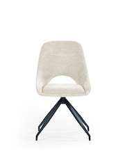 Julian Bowen Set of 2 Cream Jonah Dining Chairs - Image 7 of 11