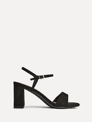 Linzi Black Reveal Barely There Block Heel Sandals - Image 2 of 5