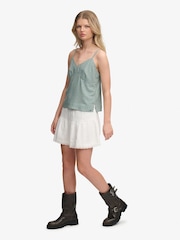 Superdry White Mini Tie Skirt - Image 4 of 5