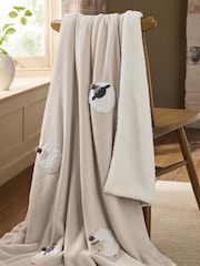 Cosy Sheep Fleece Throw - Εικόνα 2 του 7