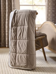 Natural Sherpa Quilted Bedspread - Image 2 of 7