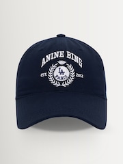 ANINE BING Blue Washed Smoke Jeremy Baseball Cap - Image 1 of 4