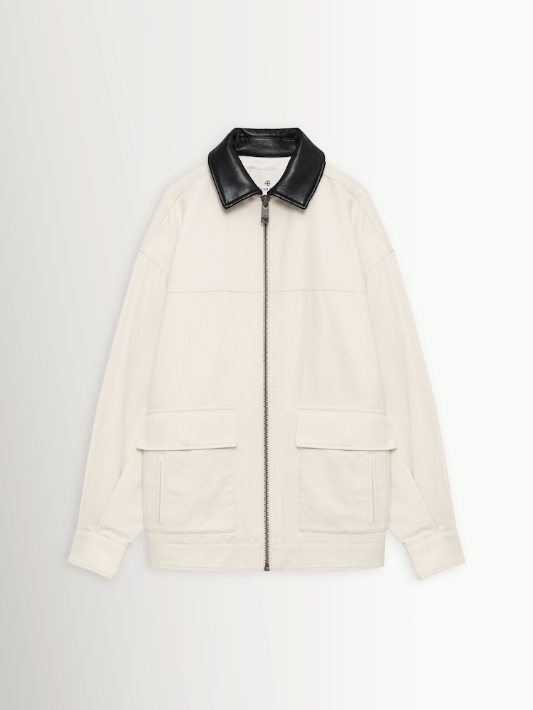 ANINE BING Cream Holden Jacket - Image 5 of 5 ANINE BING Cream Holden Jacket - Image 5 of 5