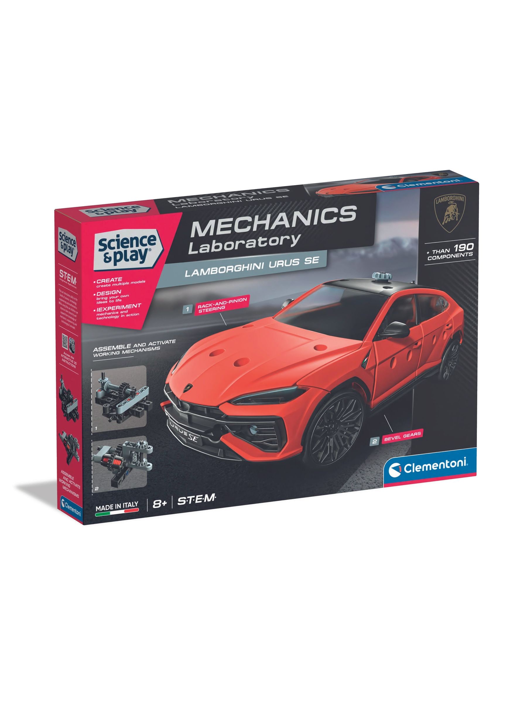 Clementoni Unisex Kids Orange Mechanics Laboratory Lamborghini Urus - Image 1