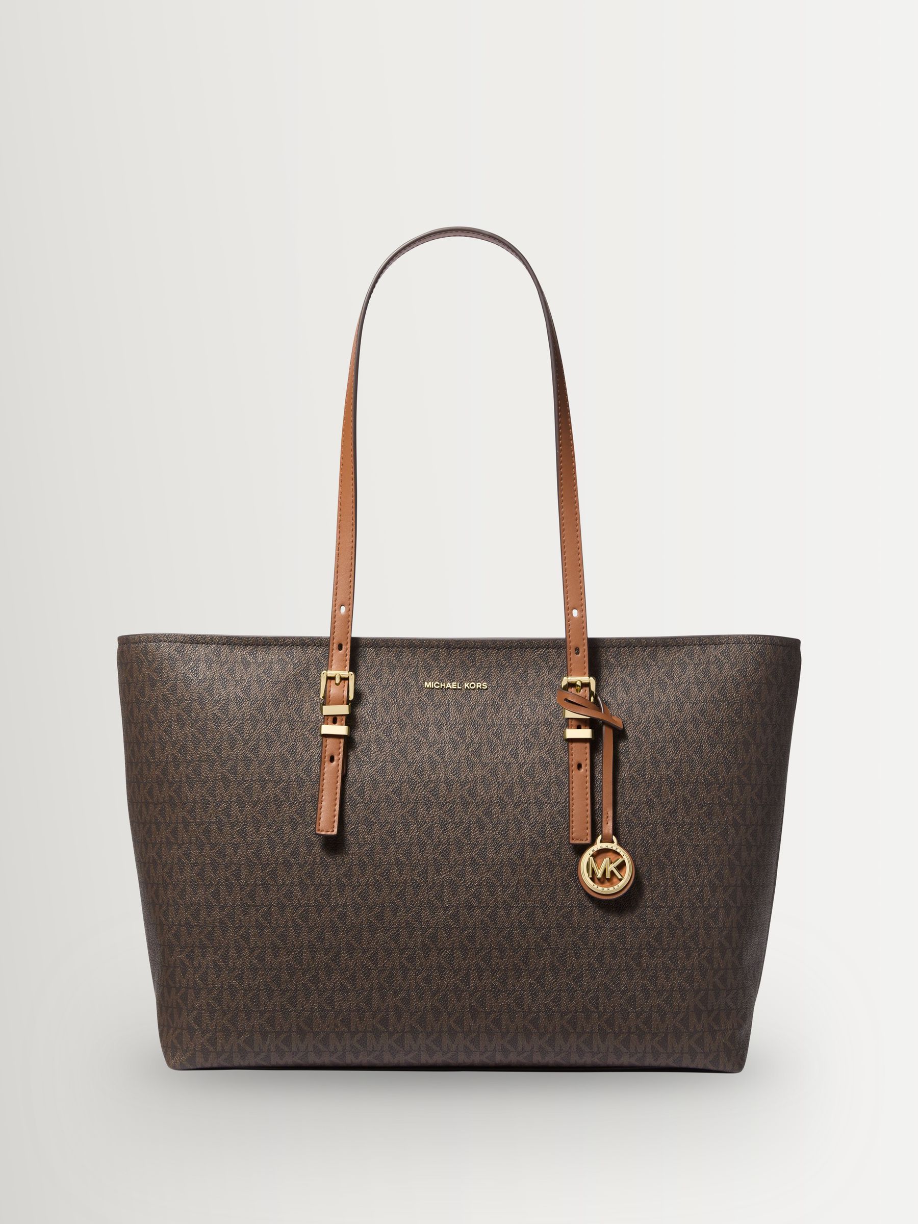 Buy Michael Kors Brown/Acorn Quinn Large Tote Bag from Next USA