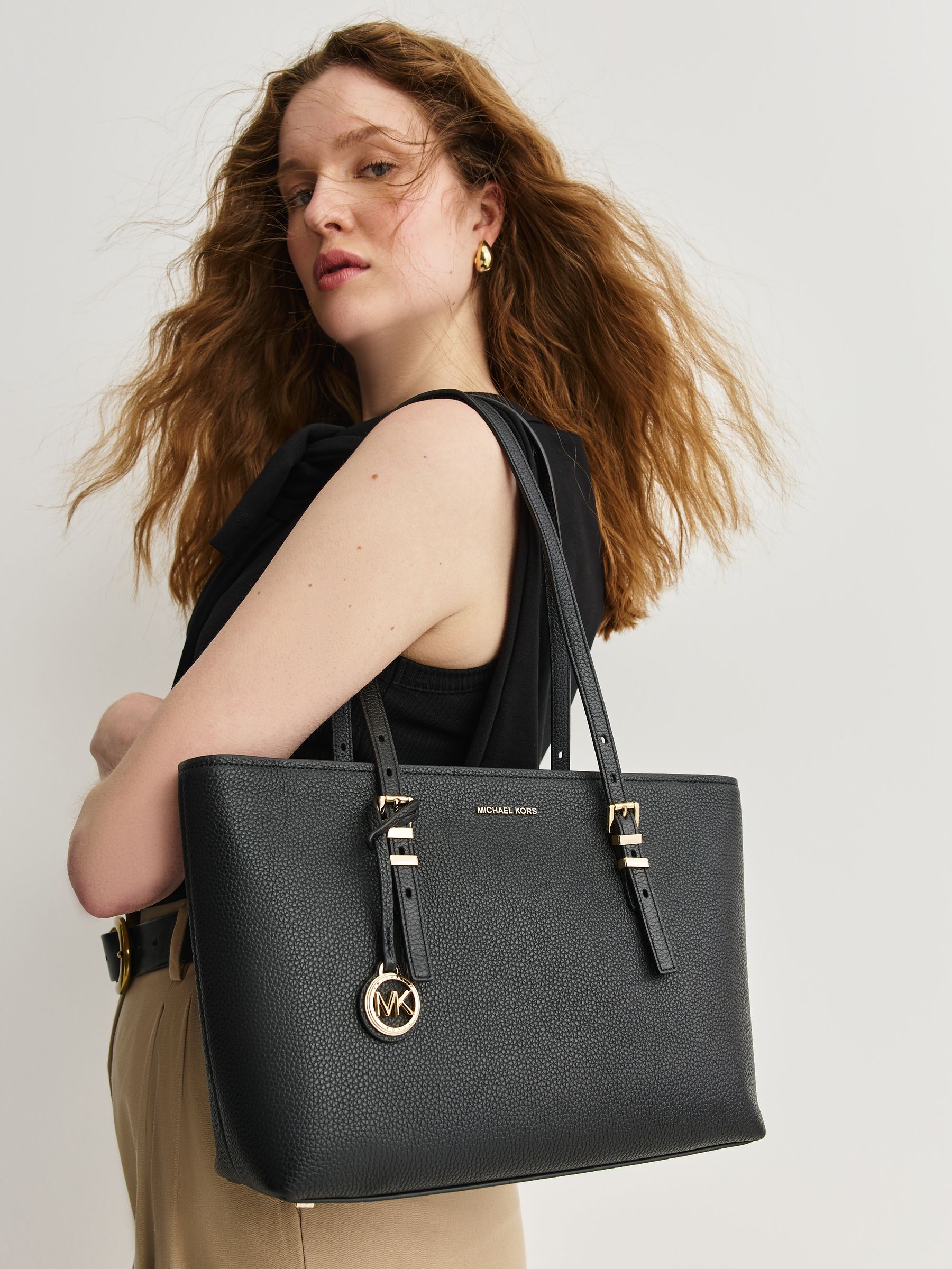 Buy Michael Kors Black Quinn Medium Tote Bag from Next Mexico