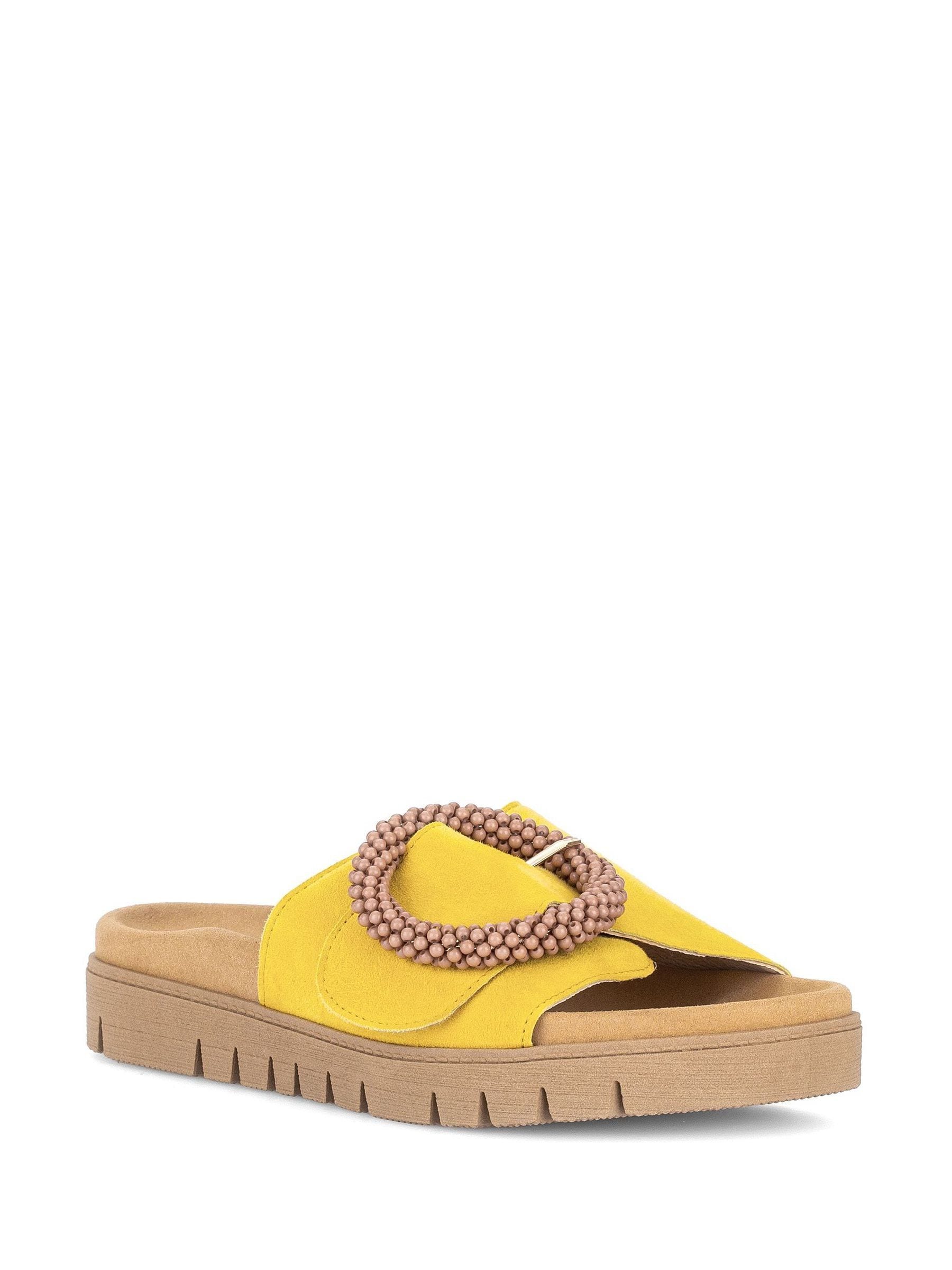 Buy Gabor Yellow Everly Mule Sandals from the Next UK online shop