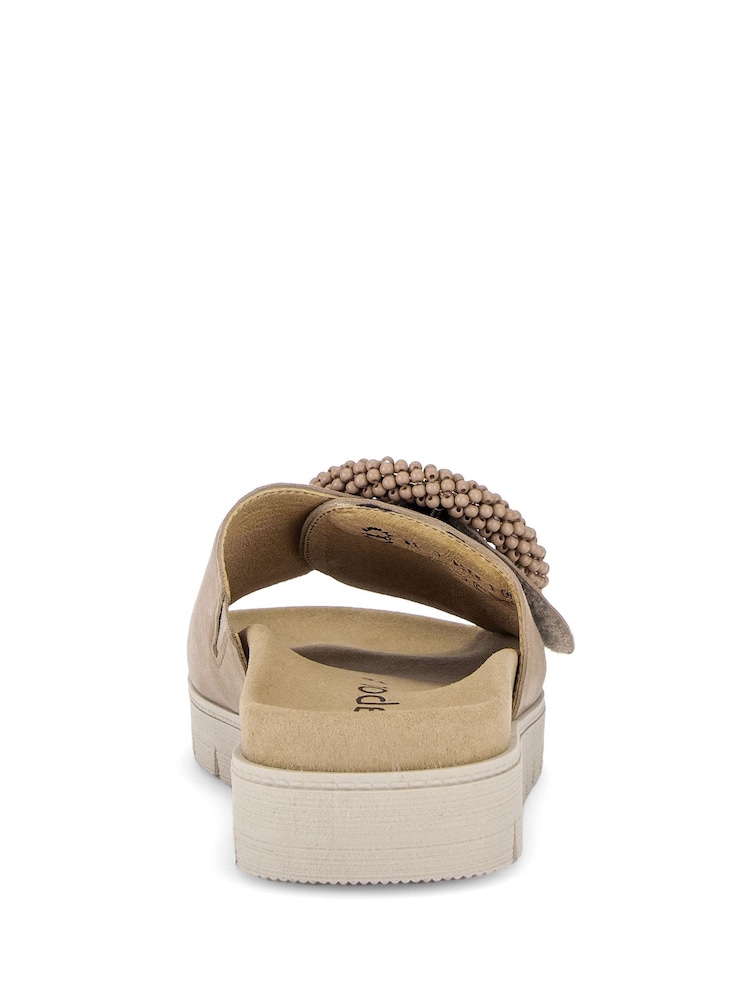 Gabor Natural Natural Everly Mule Sandals - Image 5 of 5 Gabor Natural Natural Everly Mule Sandals - Image 5 of 5