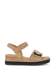 Gabor Brown Shout Platform Sandals - Image 1 of 1