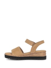 Gabor Brown Shout Platform Sandals - Image 4 of 5