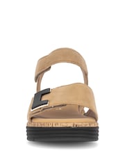 Gabor Brown Shout Platform Sandals - Image 5 of 5
