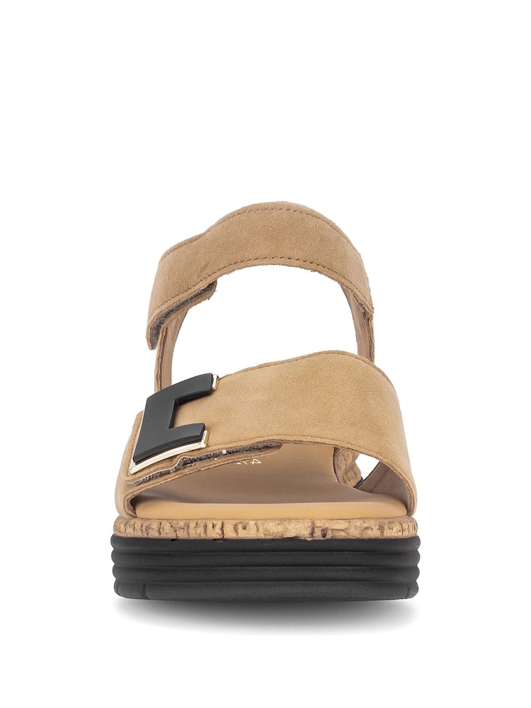 Gabor Brown Shout Platform Sandals - Image 5 of 5 Gabor Brown Shout Platform Sandals - Image 5 of 5