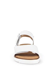 Gabor White Reeth Low Wedge Sandals - Image 4 of 5