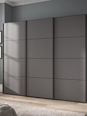 Wiemann Grey Philadelphia Wardrobe 2.5m Sliding 1.5m - Image 1 of 4