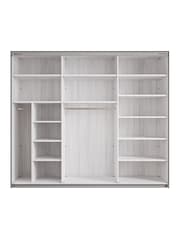 Wiemann Grey Philadelphia Wardrobe 2.5m Sliding 1.5m - Image 4 of 4