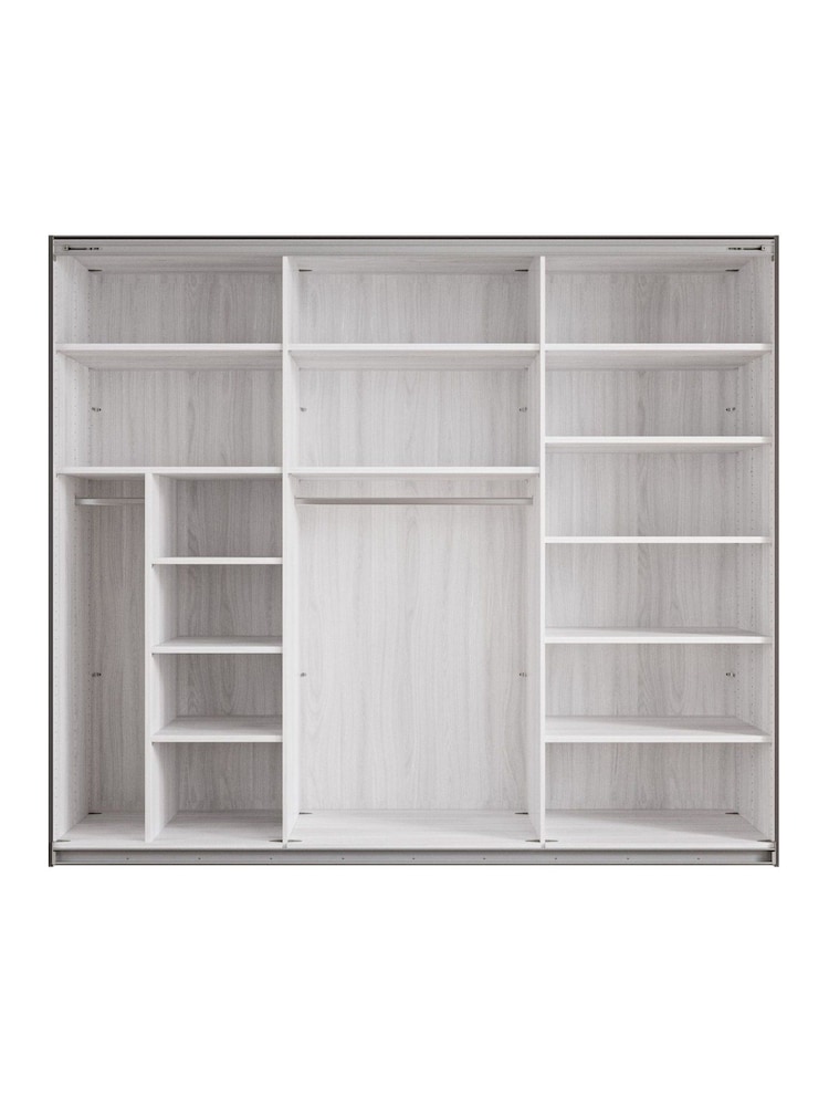 Wiemann Grey Philadelphia Wardrobe 2.5m Sliding 1.5m - Image 4 of 4 Wiemann Grey Philadelphia Wardrobe 2.5m Sliding 1.5m - Image 4 of 4