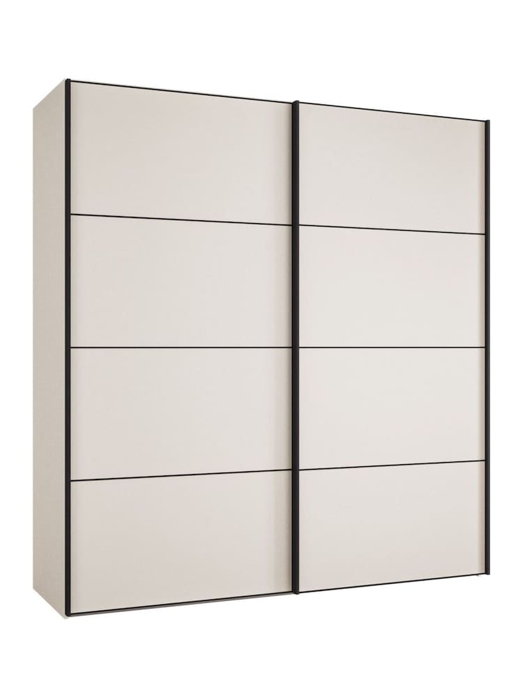 Wiemann Cream Philadelphia Wardrobe 2m Sliding 1.5m - Image 2 of 4 Wiemann Cream Philadelphia Wardrobe 2m Sliding 1.5m - Image 2 of 4