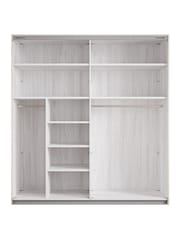 Wiemann Cream Philadelphia Wardrobe 2m Sliding 1.5m - Image 4 of 4