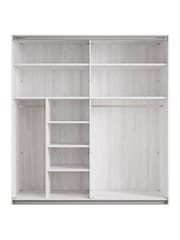 Wiemann White Philadelphia 2m Sliding Wardrobe - Image 4 of 4