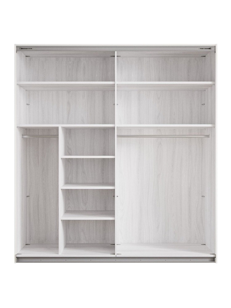 Wiemann White Philadelphia 2m Sliding Wardrobe - Image 4 of 4