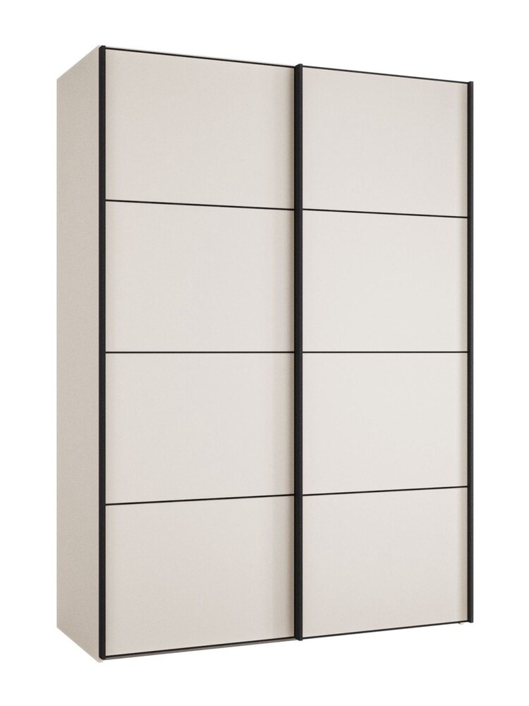 Wiemann Cream Philadelphia Wardrobe 1.5m Sliding 1.5m - Image 2 of 4 Wiemann Cream Philadelphia Wardrobe 1.5m Sliding 1.5m - Image 2 of 4