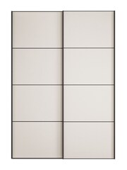 Wiemann Cream Philadelphia Wardrobe 1.5m Sliding 1.5m - Image 3 of 4