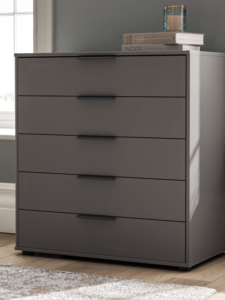 Wiemann Grey Philadelphia 5 Drawer Chest - Image 1 of 3