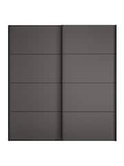 Wiemann Grey Philadelphia Wardrobe 2m Sliding 1.5m - Image 3 of 4