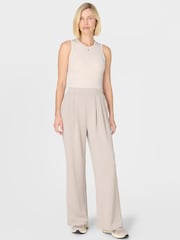Sweaty Betty Beige Sand Wash Wide Leg Trousers - Image 2 of 6