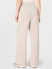 Sweaty Betty Beige Sand Wash Wide Leg Trousers - Image 4 of 6