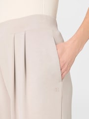 Sweaty Betty Beige Sand Wash Wide Leg Trousers - Image 5 of 6
