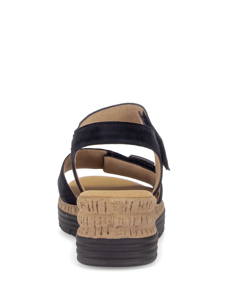 Gabor Blue Shout Platform Sandals - Image 5 of 5 Gabor Blue Shout Platform Sandals - Image 5 of 5